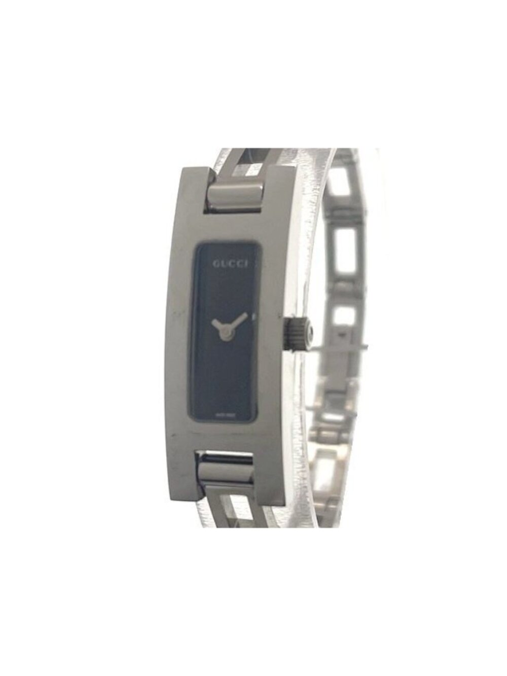 Gucci Watch Stainless Steel Black Dial